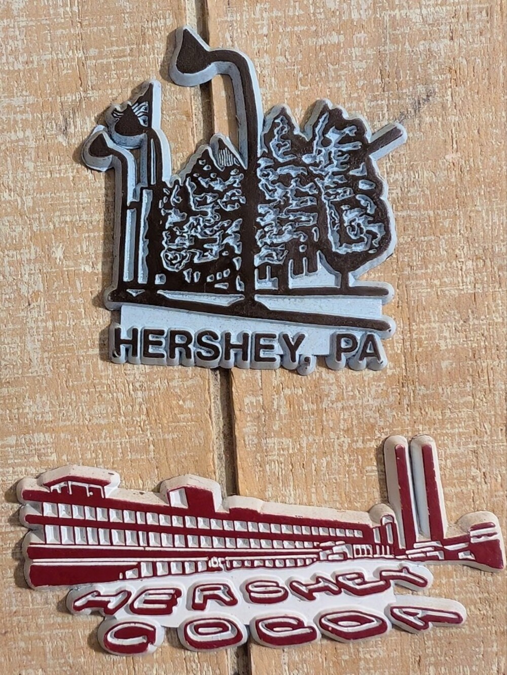 Vintage Lot Of Two Hershey's Collectible Magnets
